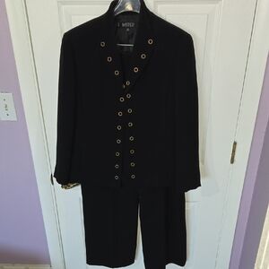 Kasper Classic Black 3 Piece Suit